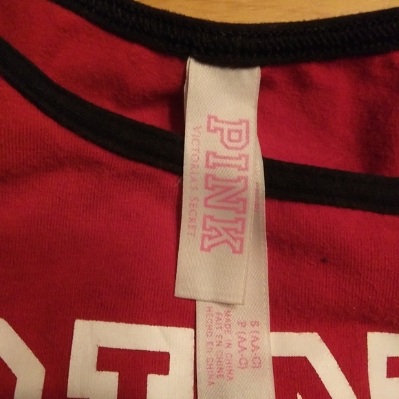 VS Pink Racer Back Sports Top Women Sz. S - Picture 8 of 12